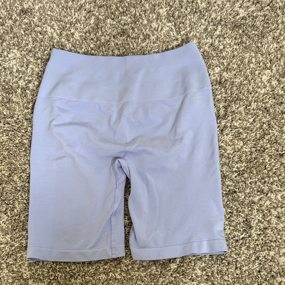 Alphalete Women's Light Purple Bike Shorts